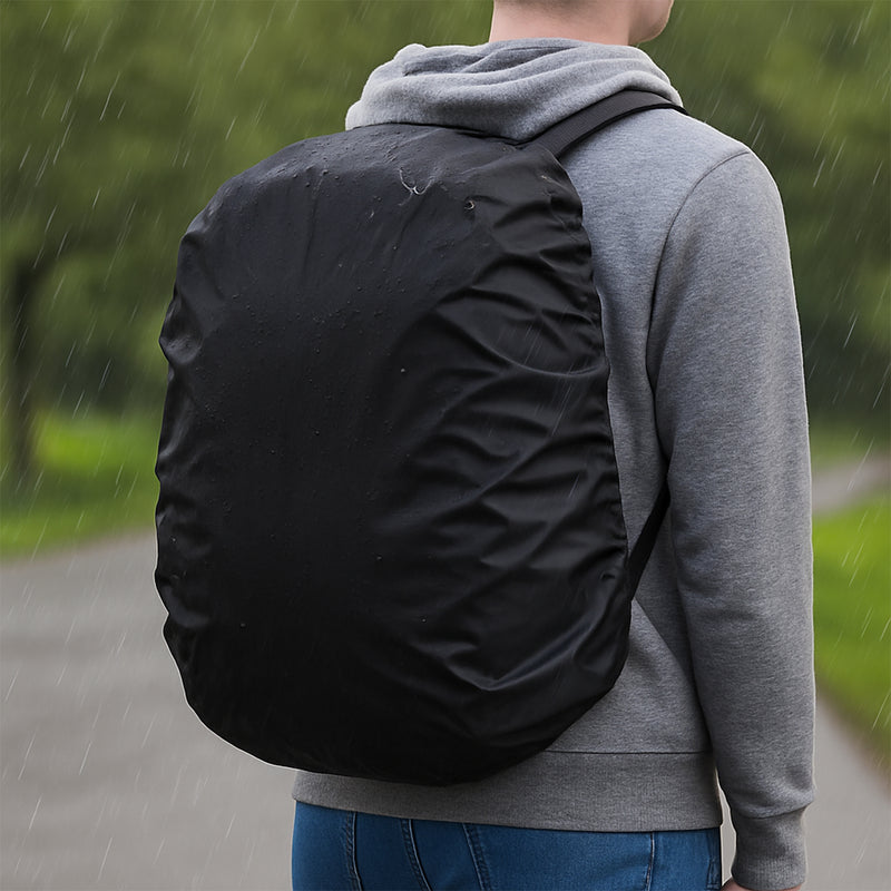 Waterproof Nylon Rain / Dust Cover - Elastic Adjustable For Laptop Bags And Backpacks