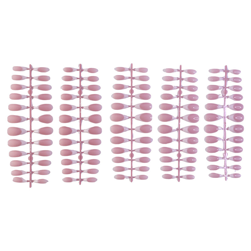 Artificial Nail Tips Set  Elegant French Manicure At Home