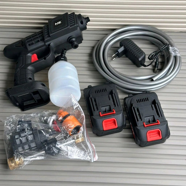 Wireless High Pressure Car Washer Water Spray Gun Double Battery| Rechargeable|(1 Set)