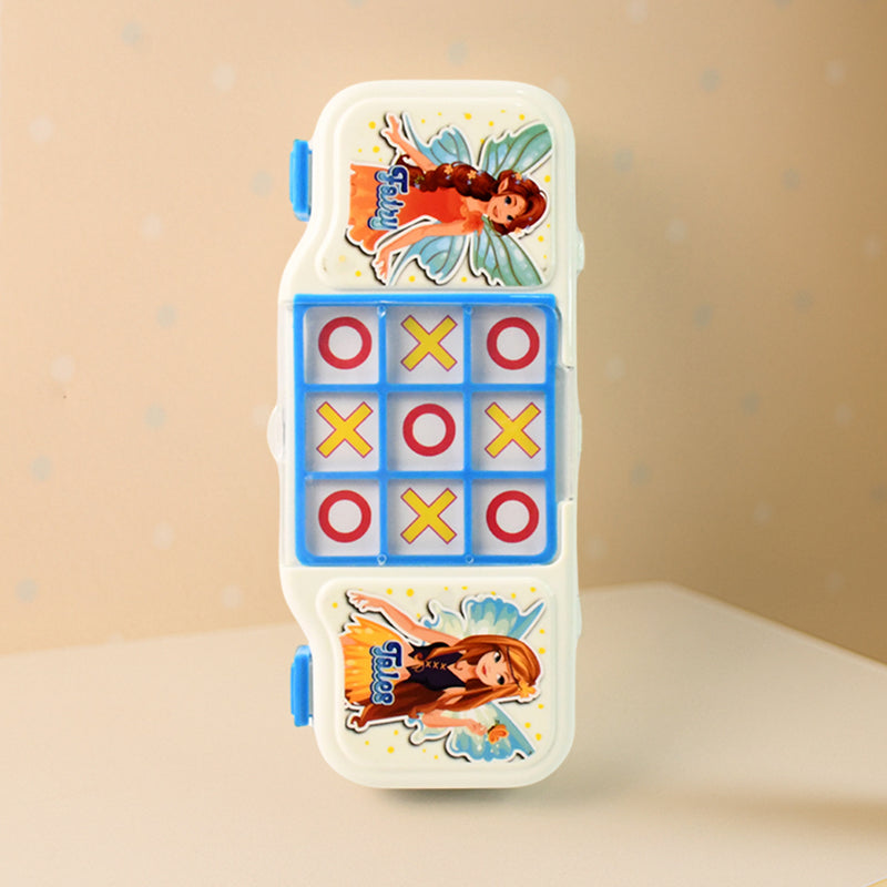 Kids Pencil Box With Built-in Tic Tac Toe Game