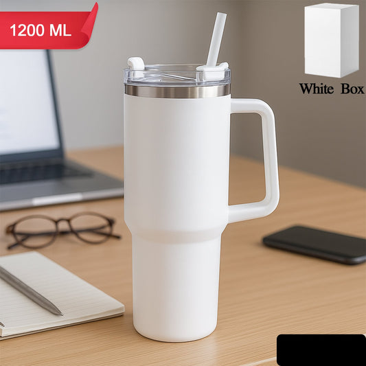 White Extra Large Insulated Travel Mug (1200ml - 1 Pc)