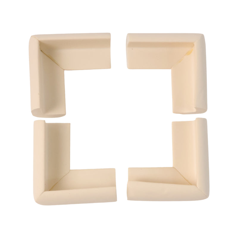 4 Pc Soft Foam Table Corner Protectors Set With Safety Tape