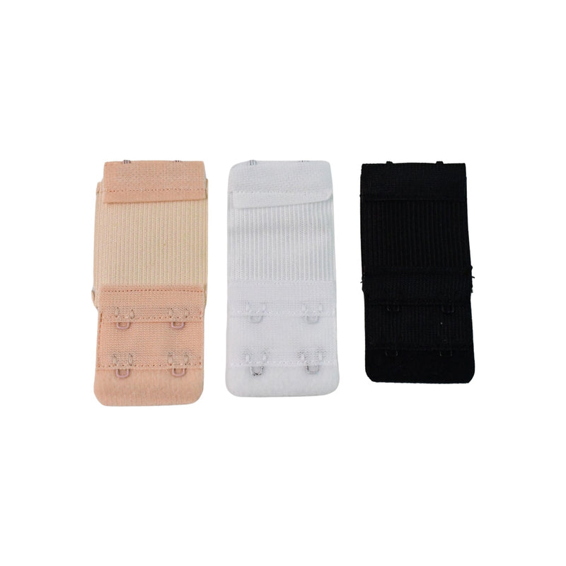 Adjustable 3-Piece Bra Extender Set with 2-Hook