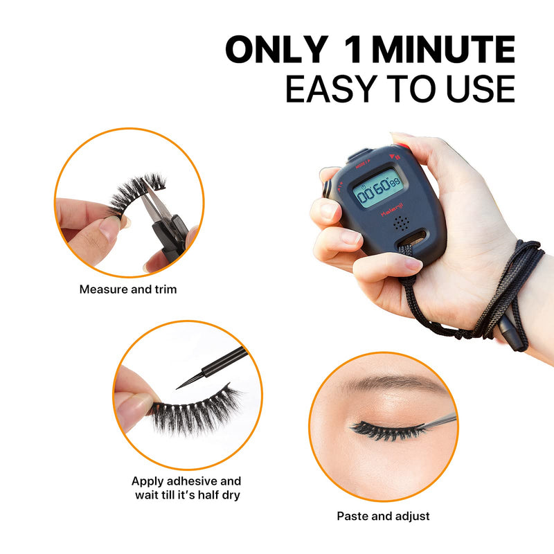 Premium 3d Mink Eyelashes Set
