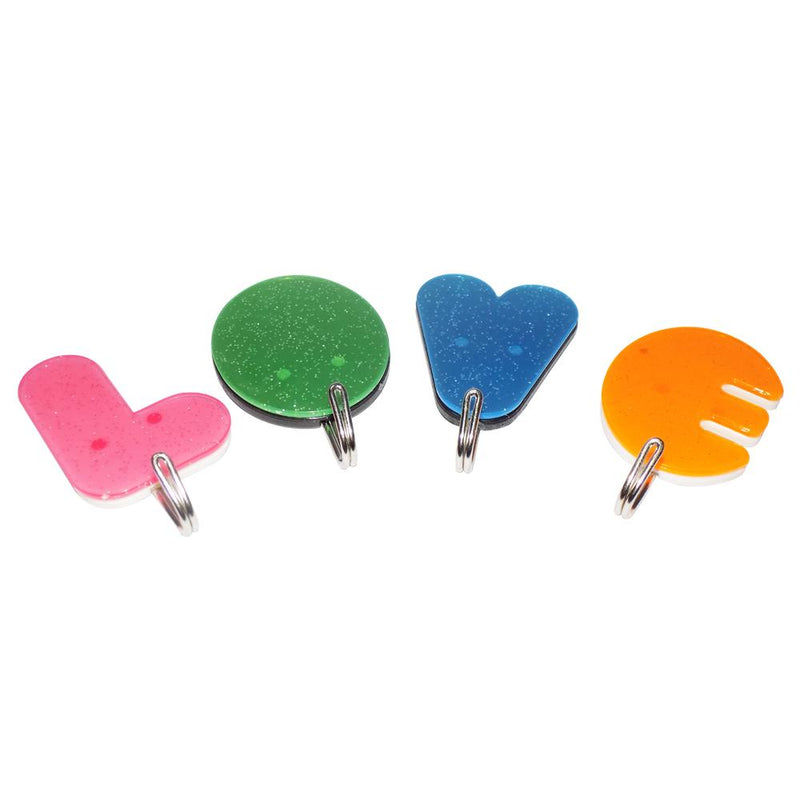 1121 Love Shape Self Adhesive Hooks
