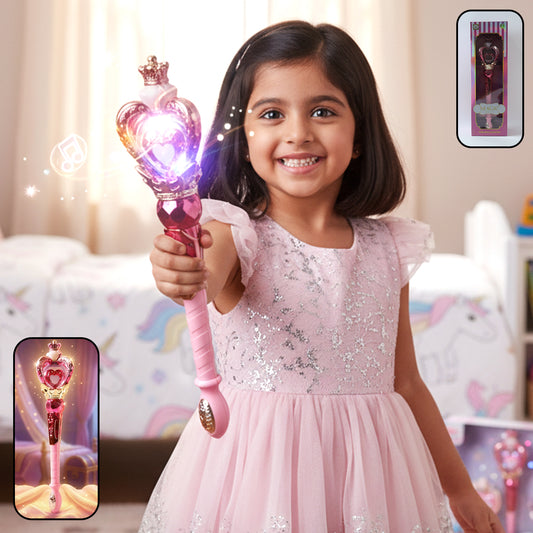 Princess Magic Light Wand Toy For Kids (1 Pc Battery Not Included)