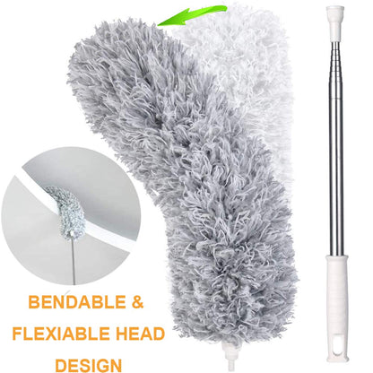 Microfiber Duster With 100 Inches Extendable Handle Pole