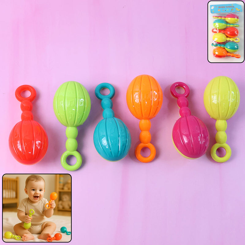 Baby Hand Rattle toy - (6 Pc / Set)