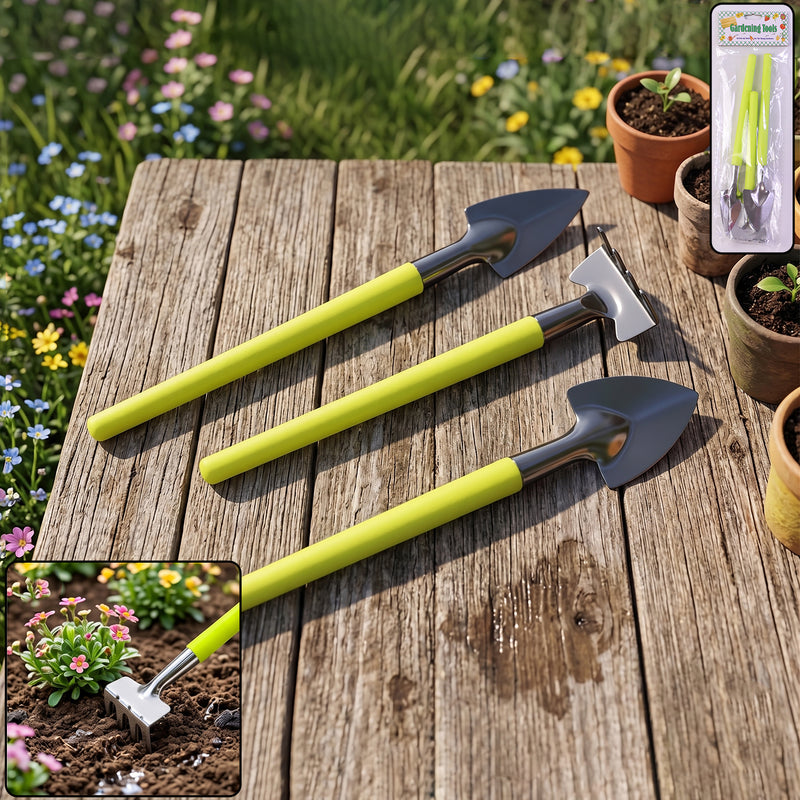 Mini Gardening Tool Set  Complete 3-in-1 Gardening Hand Tools
