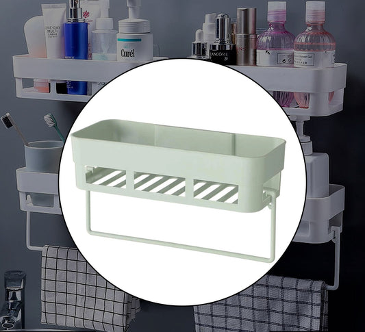 Multipurpose Kitchen / Bathroom Shelf Wall Holder Storage Rack