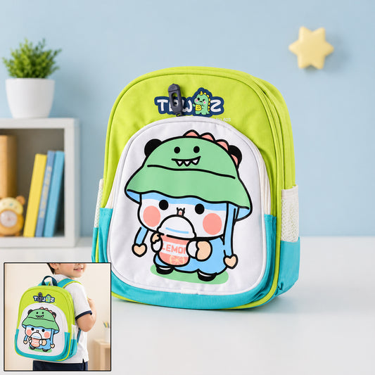 Cute Cartoon Printed Kids Sling Backpack Lightweight School Bag (28x23 Cm)