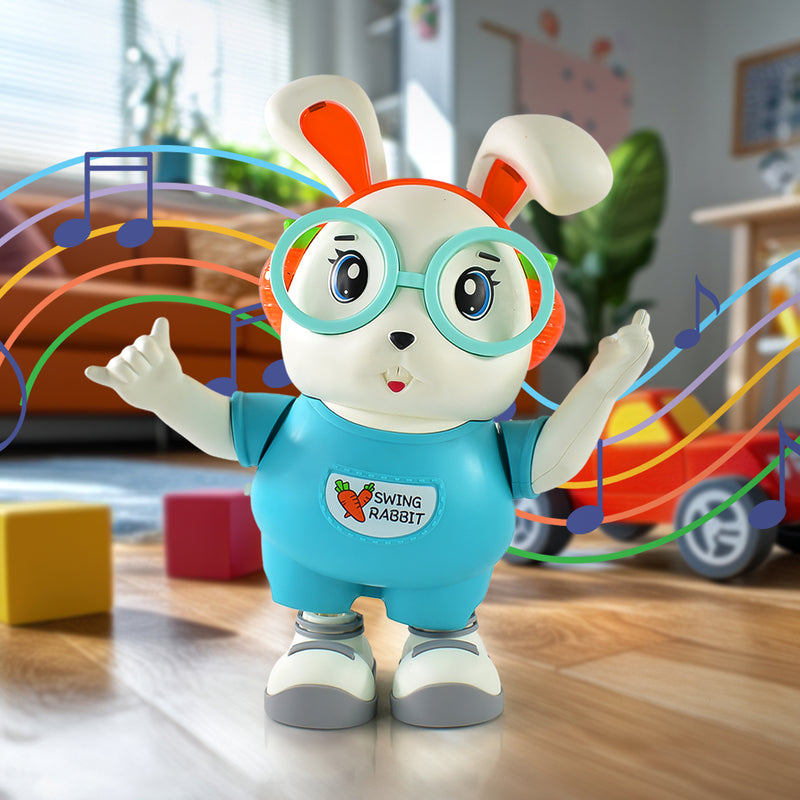 Swing Rabbit Musical Dancing Toy  Interactive Bunny With Lights & Sounds
