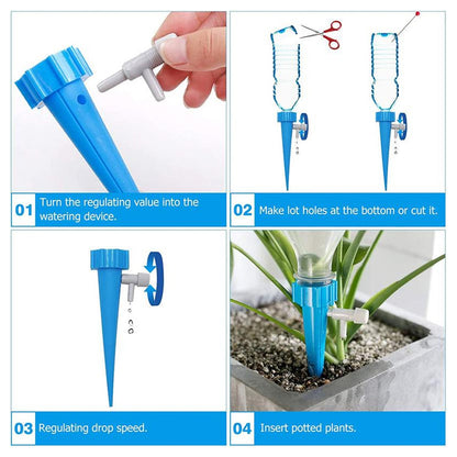 Adjustable Plant Watering Valve With Slow Release Control