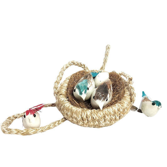 Artificial Jute Hanging Birds Nest
