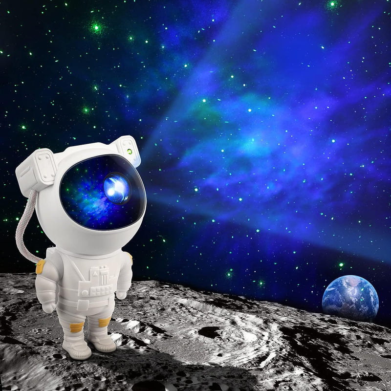 Robot Sky Space Stars Light / Astronaut Galaxy Projector Night Lamp