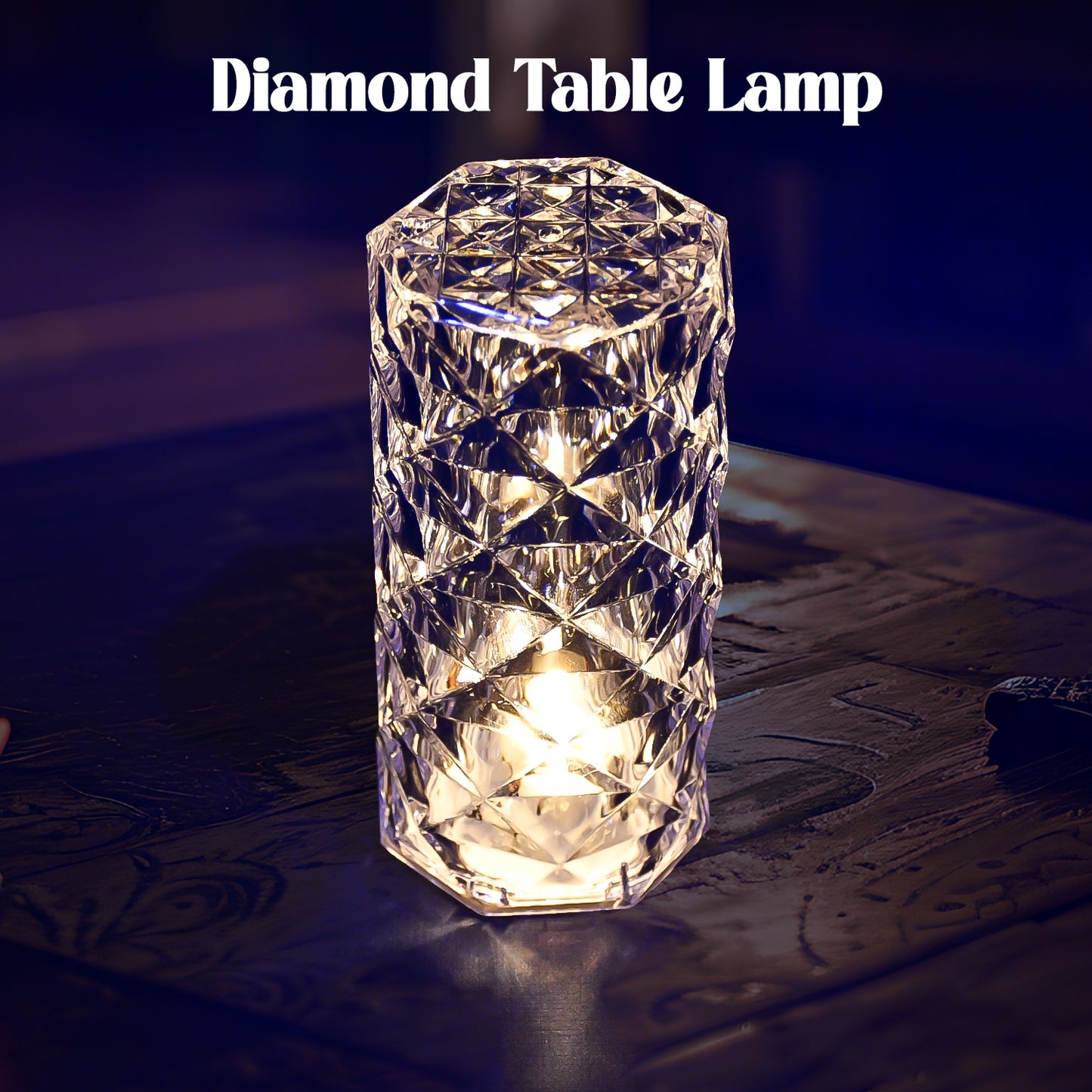 Diamond Table Lamp Candles For Home Decoration