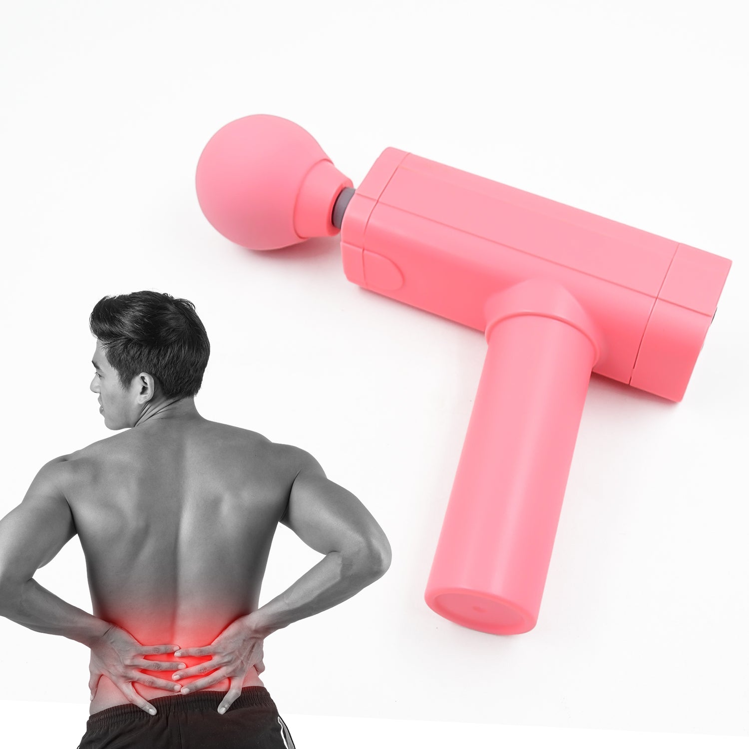 Massage Gun Deep Relax Powerful Muscle Massager Usb Chargeable (Onam Sale Price - Prepaid Only)