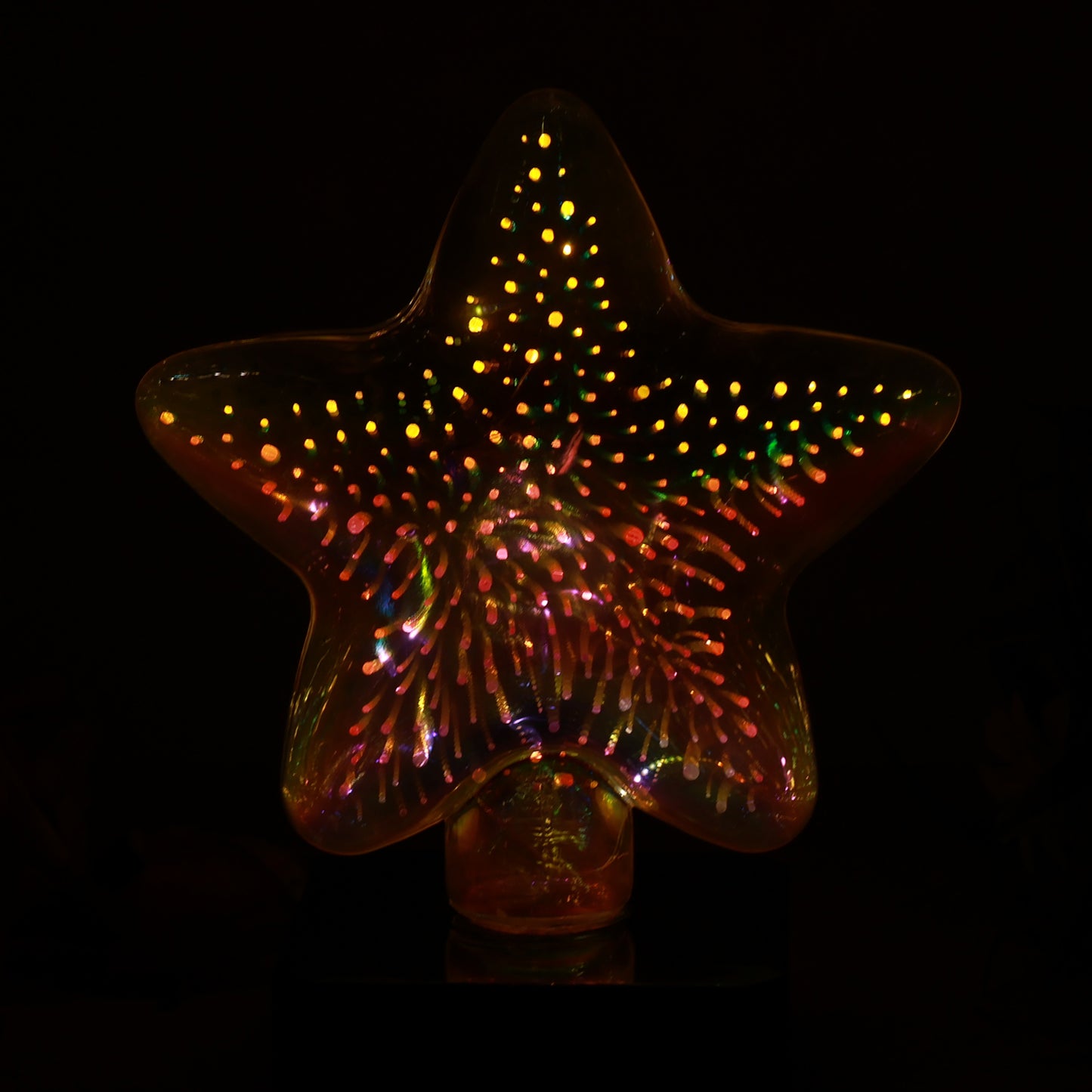 Star-shaped 3D Illusion Decorative LED Night Lamp