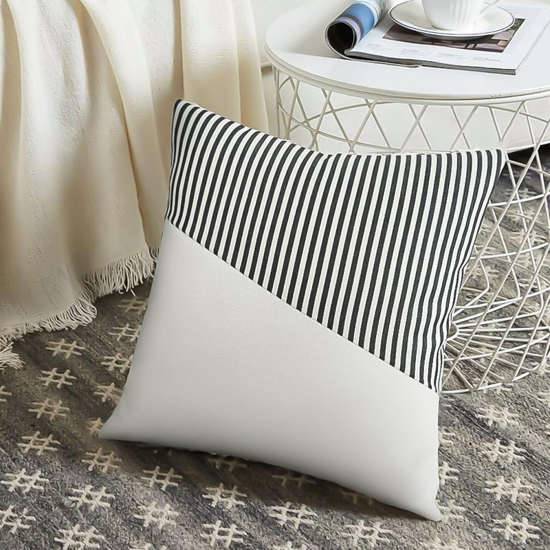 Decorative Pillow Covers, Soft Cotton (1 Pair)