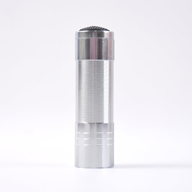 Portable Mini Torch  Flashlight 9 Led Powerful High Lumens Pen Light Easy To Carry Portable Pocket Compact Torch For Emergency 3 Battery Operated (Battery Not Included  1 Pc)