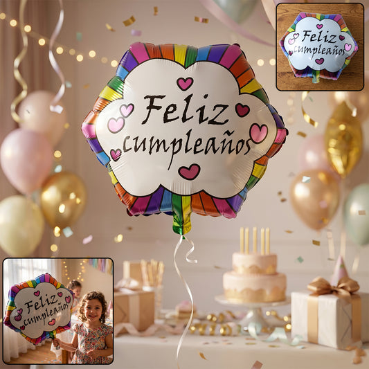 Feliz Cumpleanos Foil Balloon For Birthday Decoration 1 Pc