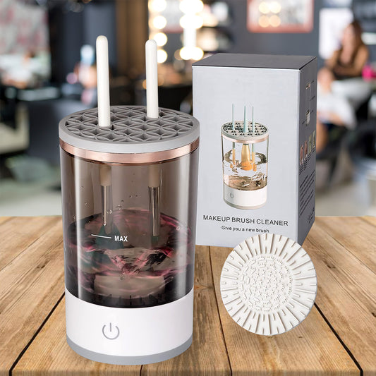 Automatic Makeup Brush Cleaner, Fast Electric Brush Cleaner & Brushes Organizer Tool (1 Pc)