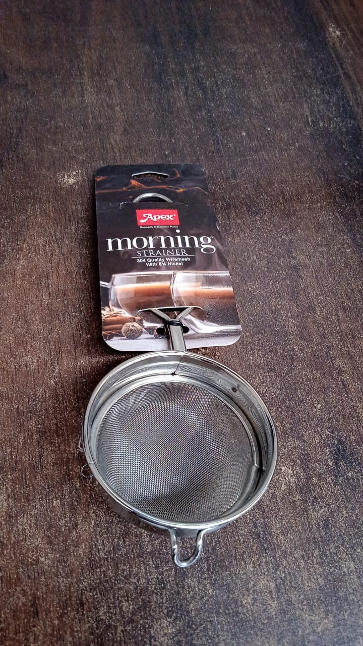 Apex Morning Stainless Steel Tea and Coffee Strainer