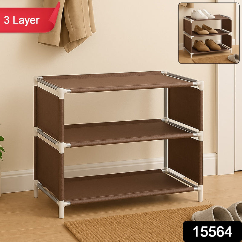 Multi-Tier Fabric Shoe Rack