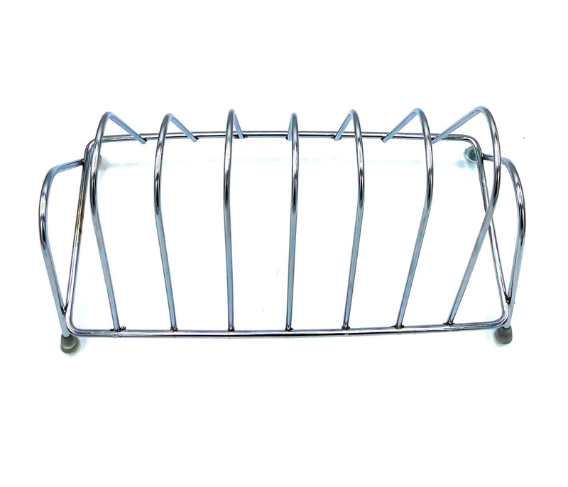 Durable square plate stand for kitchen organization