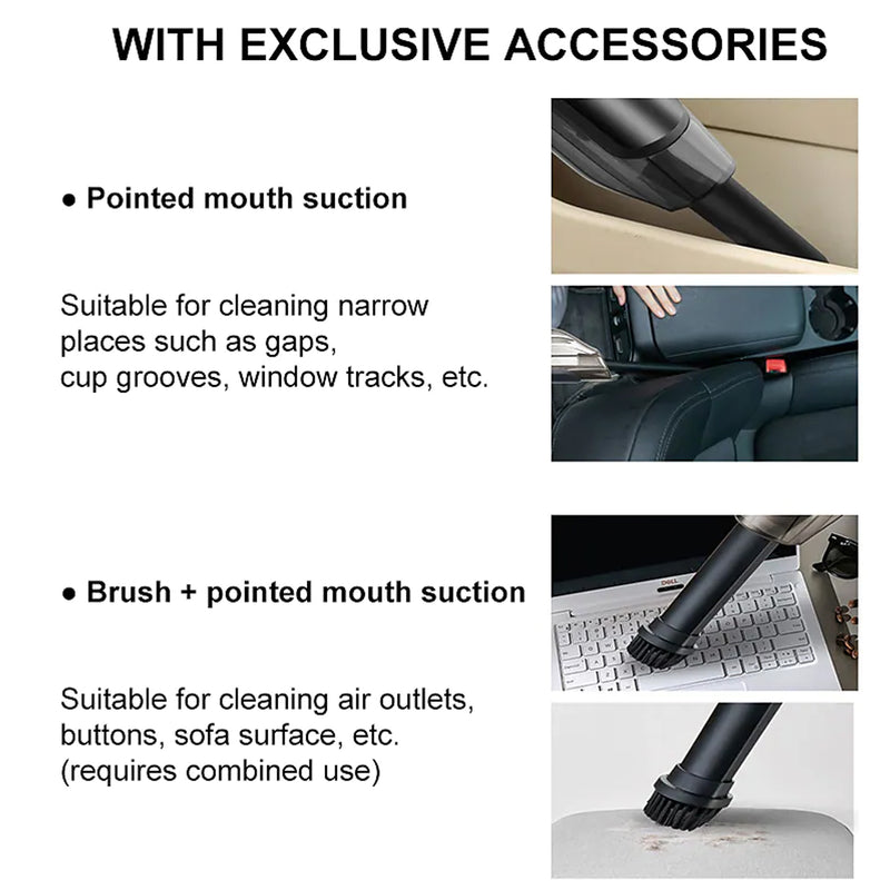 Wireless Vacuum Cleaner / USB High Power Strong Suction Handheld Vacuum Cleaner