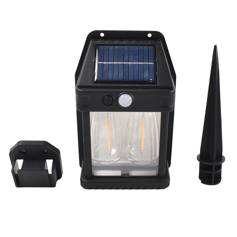 18w Solar Wall Double Lights  Lamp With 2 Modes Motion Sensor