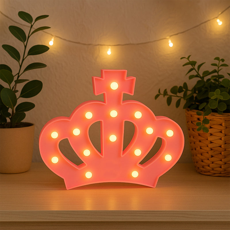 Crown Shape Led Decorative Night Light (1 Pc)