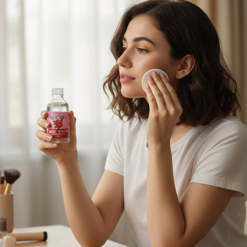 Premium Rose Water Skin Toner And Face Mist (1 Pc 100 Ml)