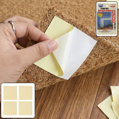 Anti Slip Mat Grippers  Reusable Floor Mat Fixing Stickers For Safety