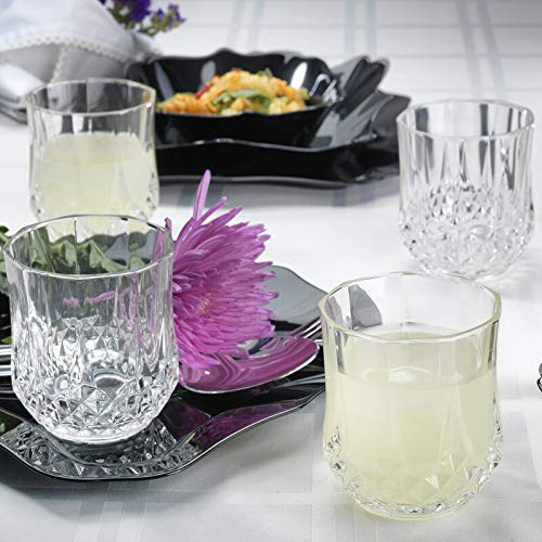 Unbreakable Stylish Fully Transparent Glasses Set 250ml (6pcs)