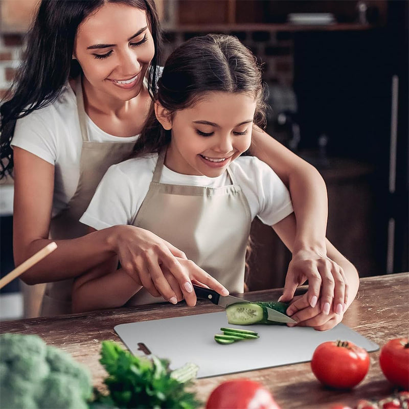 Stainless Steel Vegetable & Fruit Cutting / Chopping Board (31 x 20 Cm)