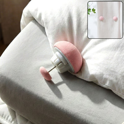Soft Duvet Button Clip For Bedding  Curtains (1 Pc)