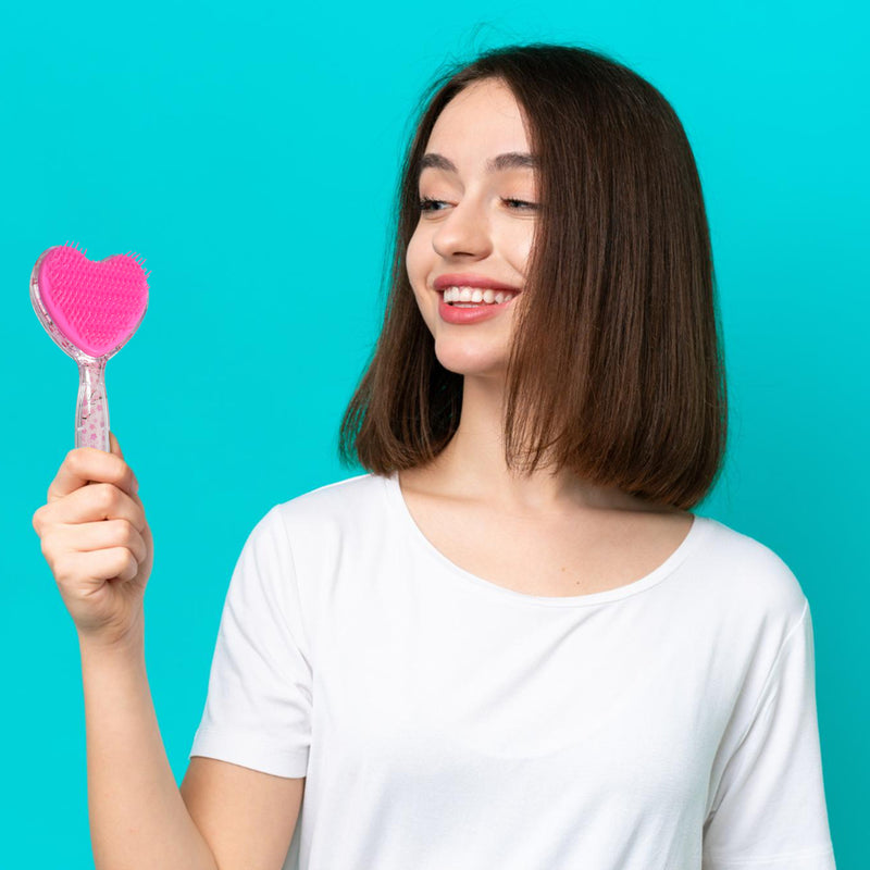 Heart Shape Hair Brush, Massage Shower Comb