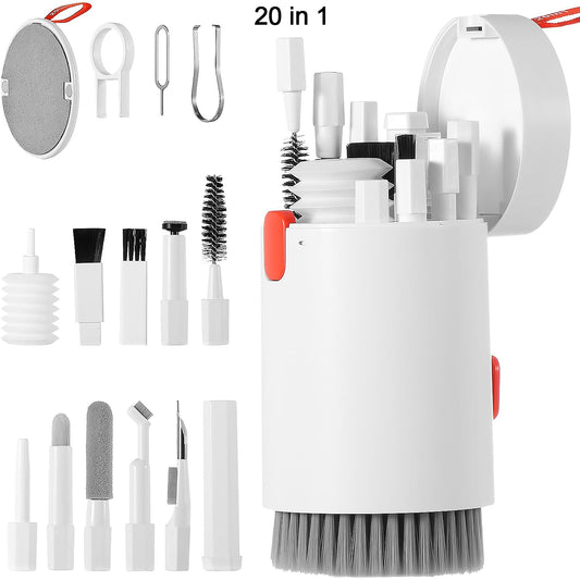 20-in-1 Cleaning Kit With Electronic Cleaning Brush & Spray For Airpods Pro, Ipad, Iphone, Camera & Computer Cleaning
