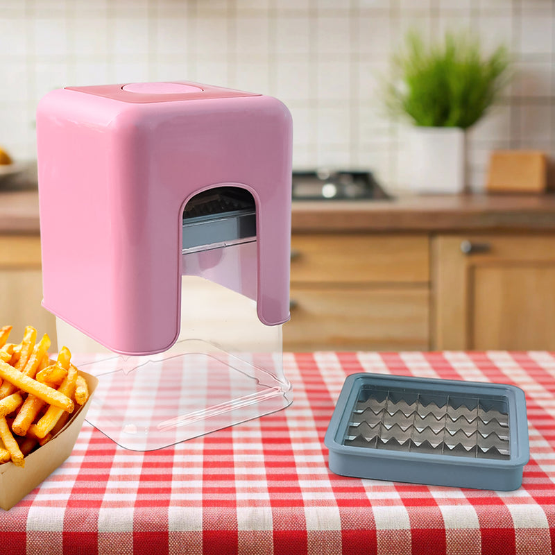 Vegetable Chopper With Dual Blade Set