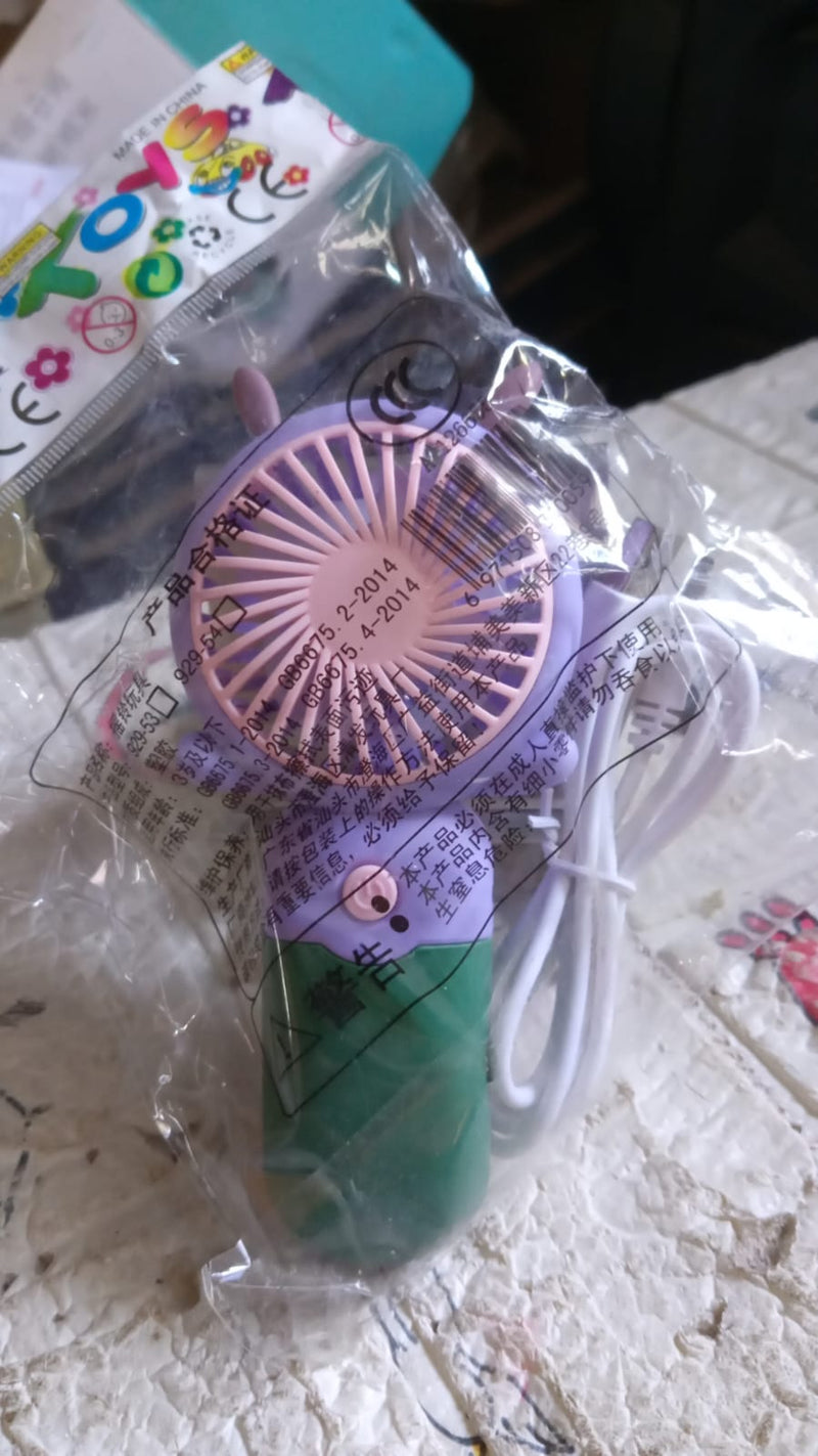 Mini USB Handheld Fan, Portable and lightweight Mini Fan (1 Pc)
