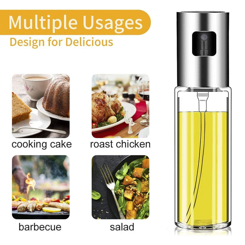 Oil Dispenser Versatile Glass Spray Bottle