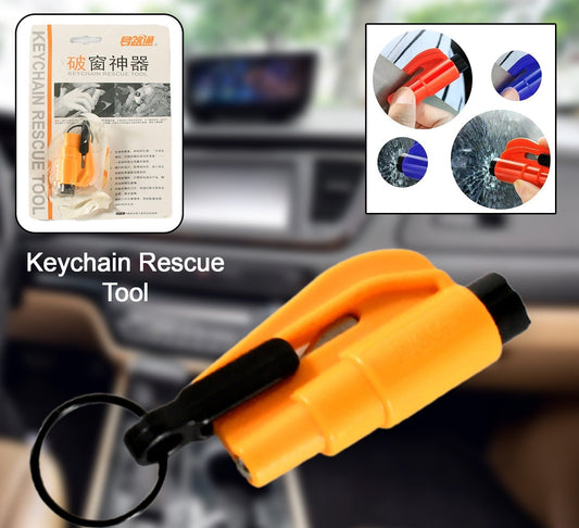 2 In 1 Emergency Safety Cutter With Key Chain