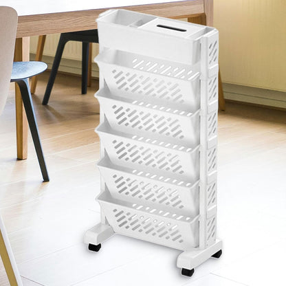 5-Tier organizer, Movable Plastic Shelf Rack