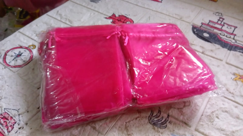 Organza Gift Bags Small Mesh Bags Drawstring Gift Bags  Festival Gift Bags (100 Pcs Set)