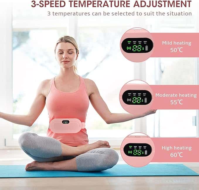 Smart Warm Periods massager  Belt With Heating and vibrating