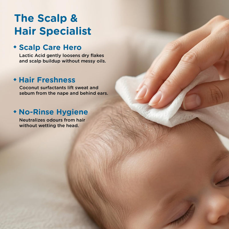 Travel Fresh Baby Wet Wipes Pack Gentle Soft Cleansing For Babies (1 Pack)