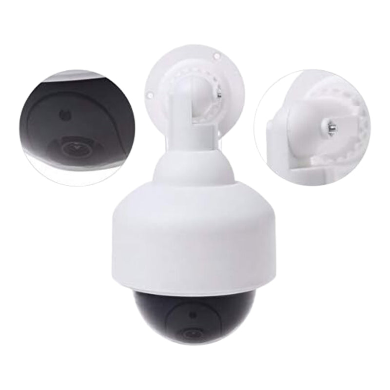 Fake  Dummy Camera Cctv  With Flashing Red Led Light (1 Pc  Battery Not Included)