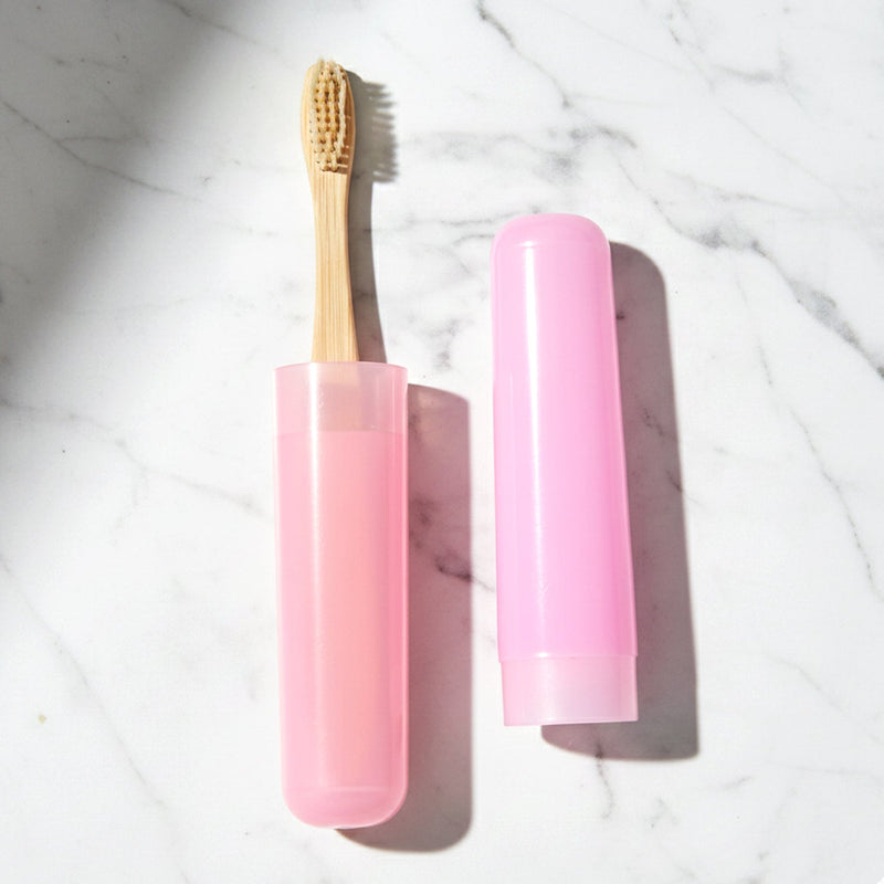2-in-1 Soft Toothbrush & Tongue Cleaner for All Ages (1 Pc, With Cover)