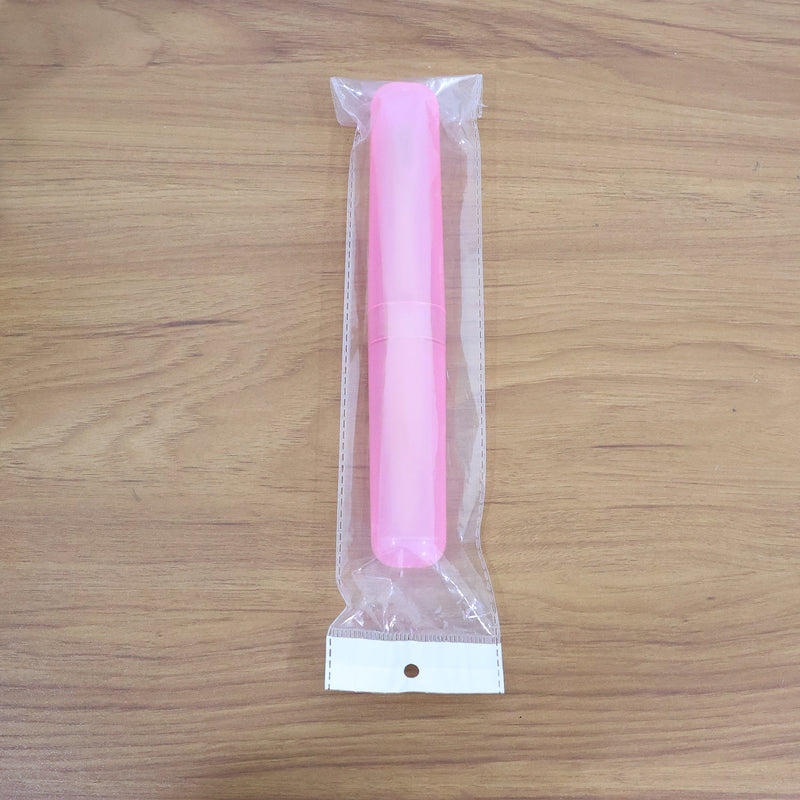 2-in-1 Soft Toothbrush & Tongue Cleaner for All Ages (1 Pc, With Cover)
